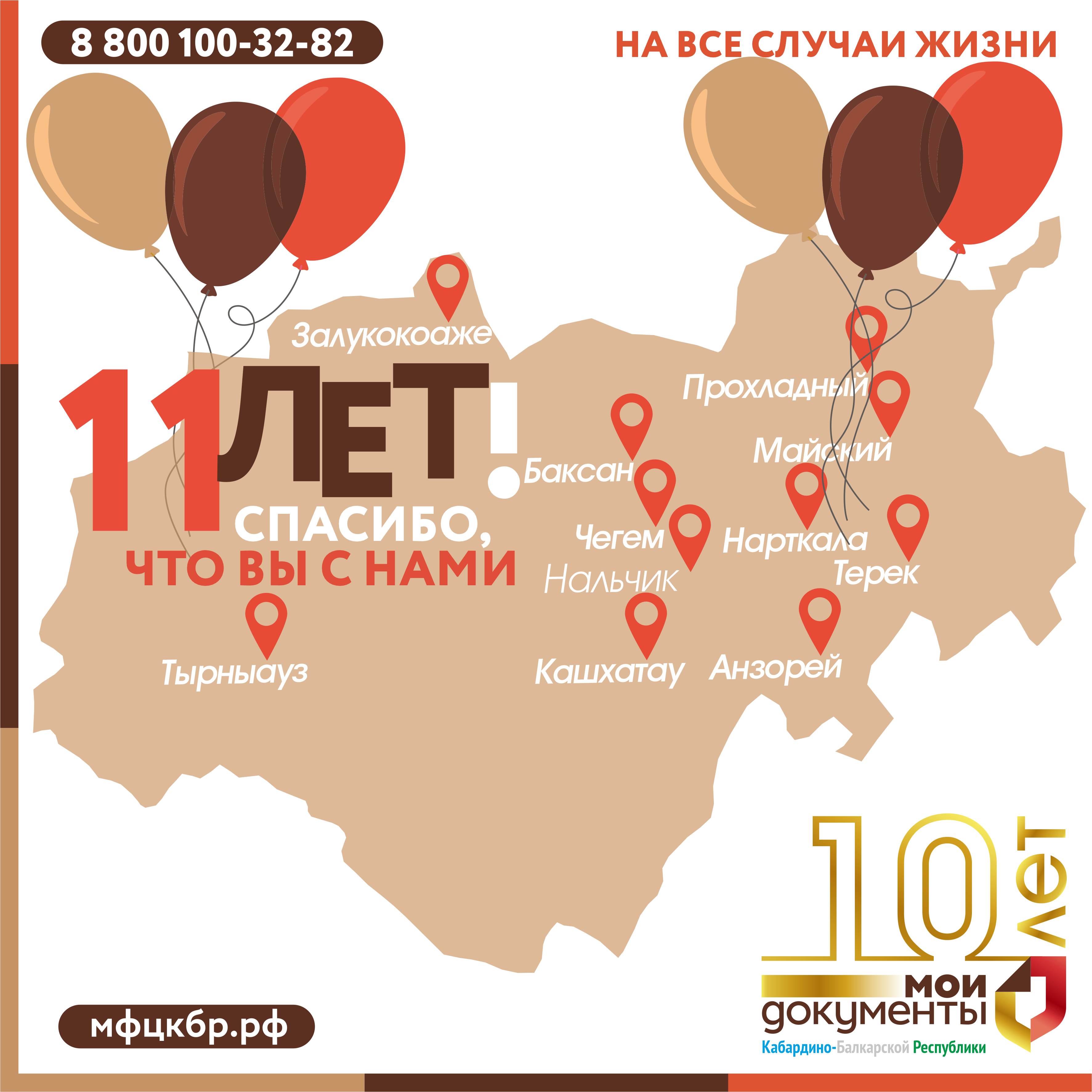 Нам 11 лет!