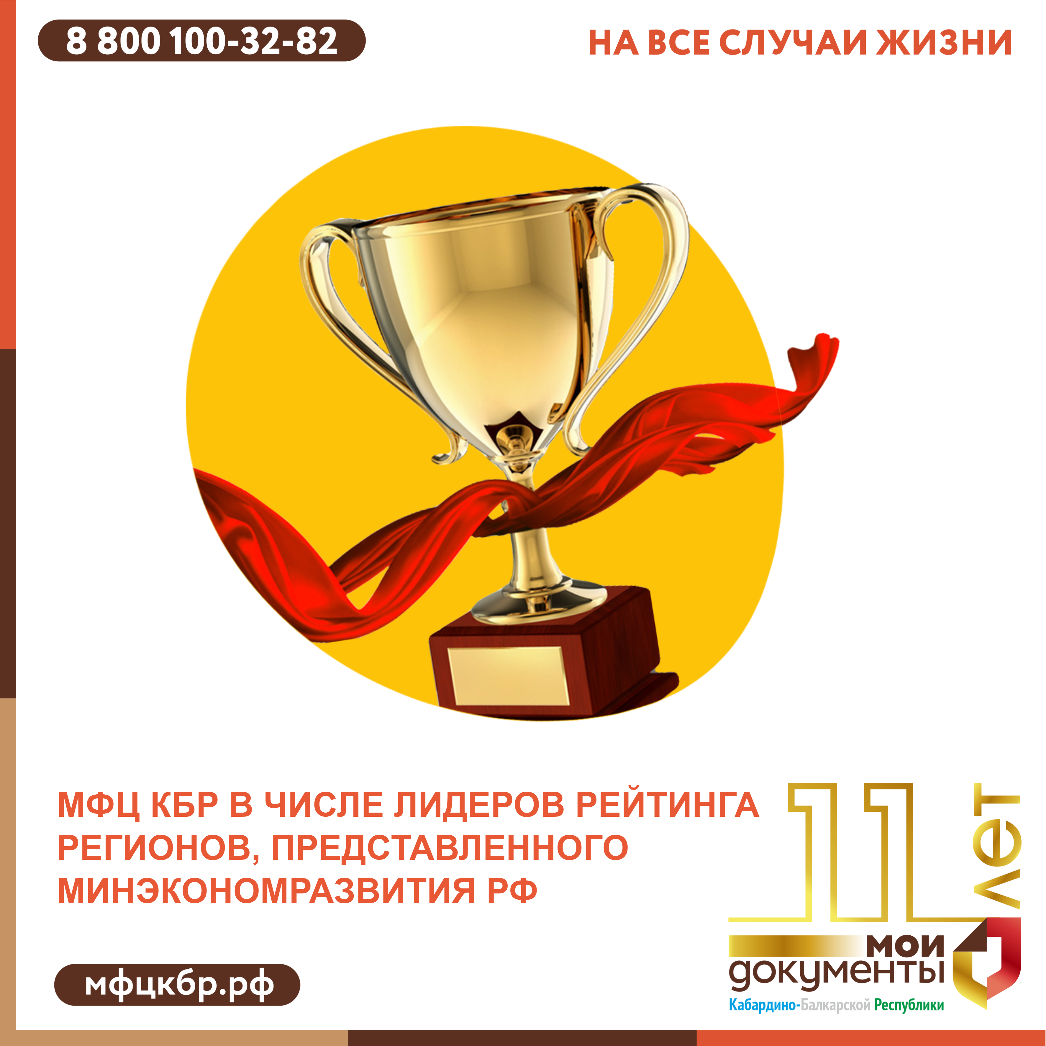 МФЦ КБР в лидерах по РФ