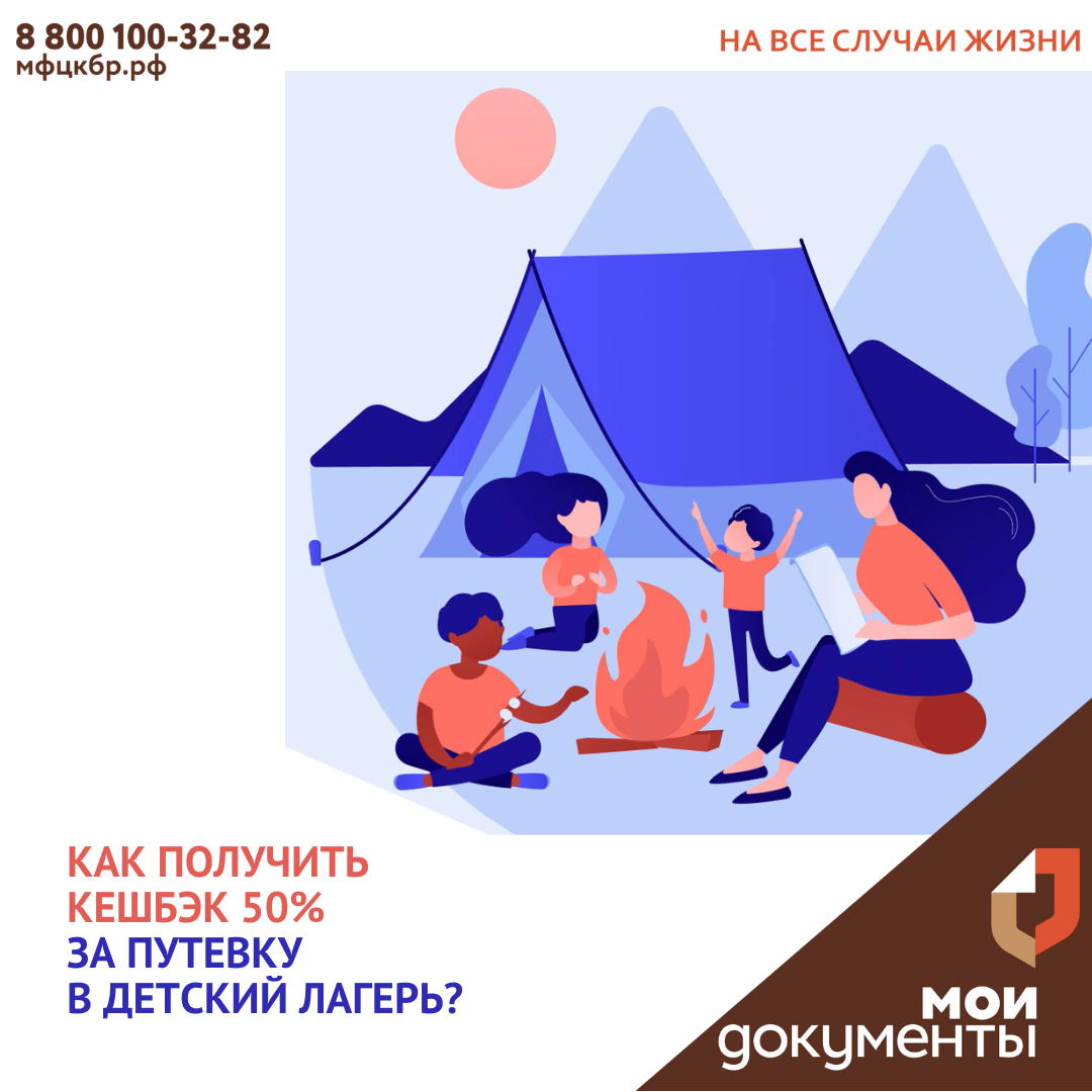 Как вернуть до 20 000 рублей за путёвку в детский лагерь.