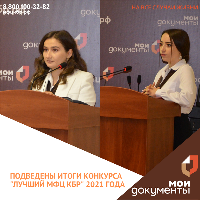 Подведены итоги республиканского конкурса «Лучший МФЦ КБР» 2021 года.