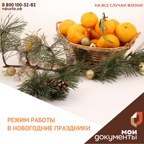 График работы на новогодние праздники