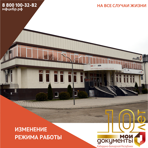 Изменение режима работы